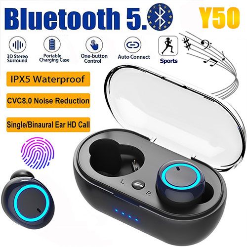 Earbuds Bluetooth Headsets Bluetooth Earbuds Sports Headset Y50 - alternate view
